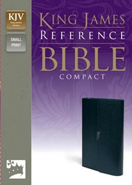 KJV Reference Bible, Compact, Navy, Red Letter Ed.