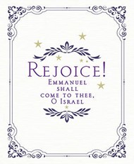Rejoice! Advent Bulletin, Large (Pkg of 50)
