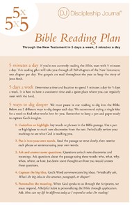 Discipleship Journal'S 5 X 5 X 5 Bible Reading Plan