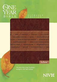 The NIV One Year Bible Slimline Edition