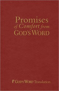 Promises Of Comfort From God'S Word, Maroon Imitation Leathe