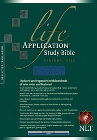 NLT Life Application Study Bible Personal Size