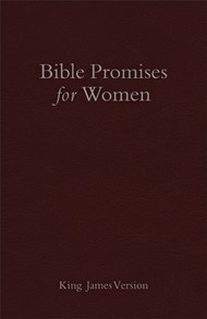 KJV Bible Promises For Women, Cranberry Imitation Leather