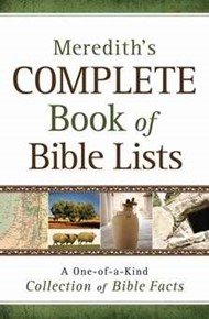 Meredith's Complete Book Of Bible Lists