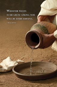 Water Basin Scripture Series Bulletin (Pkg of 50)