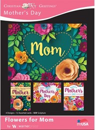 Boxed Card - Flowers for Mom (pack of 12)