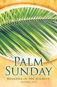 Palm Sunday Hosanna in the Highest Bulletin (Pack of 100)