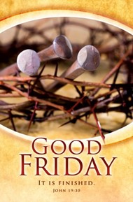 Good Friday It is Finished Bulletin (Pack of 100)