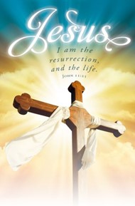 I Am the Resurrection Easter Bulletin (Pack of 100)