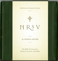 NRSV XLarge Catholic Bible, Green