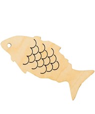 Miracle of Jesus Wooden Fish (pack of 10)
