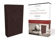 NKJV Charles Stanley Life Priciples Bible, Burgundy