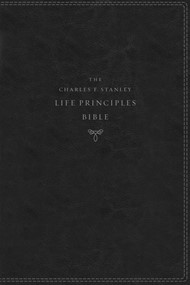 NKJV Charles Stanley Life Principles Bible, Black, Indexed