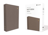 NET Thinline Bible, Gray, Comfort Print