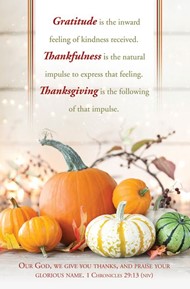Thanksgiving Bulletin (pack of 100)