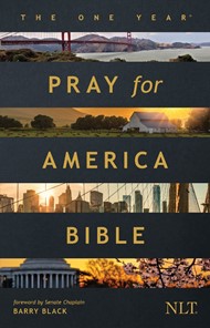 The One Year Pray for America Bible NLT (Softcover)