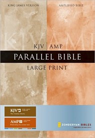 KJV/AMP Parallel Bible - Large Print Hardback