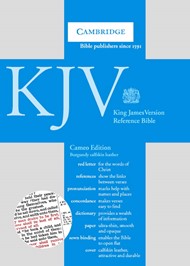 KJV Reference Edition with Concordance Burgundy