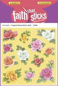 Fragrant Roses Stick-N-Sniff - Faith That Sticks Stickers