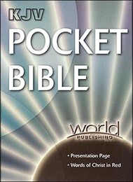 KJV Pocket Bible Burgundy