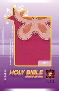 NLT Holy Bible, Personal Compact, Tutone ("Butterfly")