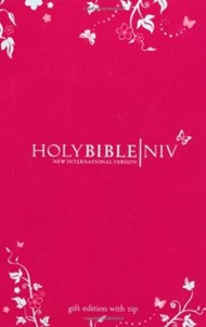 NIV Pocket Bible with Zip Pink