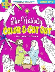 The Nativity Color and Cut Out Activity Book