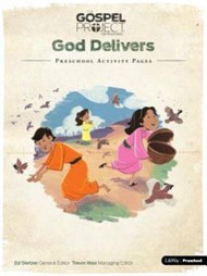 God Delivers:  Preschool Activity Pages