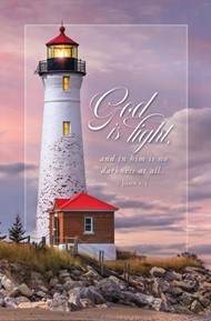 God is Light Funeral Bulletin (pack of 100)