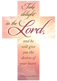 Take Delight in the Lord Bookmark Cross (pack of 25)