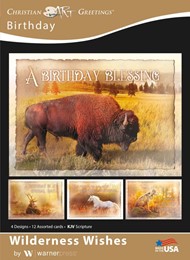 Boxed Cards - Wilderness Wishes Birthday (pack of 12)