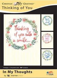 Boxed Cards - In My Thoughts (pack of 12)