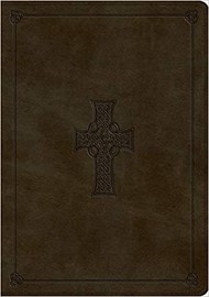 ESV Study Bible, TruTone, Olive, Celtic Cross Design