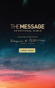 The Message Devotional Bible Large Print