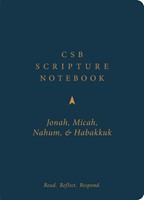 CSB Scripture Notebook, Jonah, Micah, Nahum, Habakkuk (Paperback)