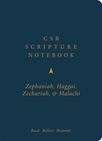 CSB Scripture Notebook, Zephaniah, Haggai, Zechariah, Malach (Paperback)