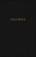KJV Deluxe Reference Bible, Black, Giant Print, Red Letter (Imitation Leather)