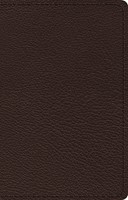 ESV Premium Thinline Bible, Brown Goatskin (Genuine Leather)