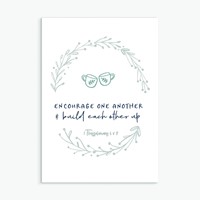 Encourage One Another Greeting Card (Cards)