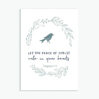 Let the Peace of Christ Greeting Card (Cards)