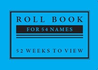 SS10 Sunday School Roll Book (54 Names) (Paperback)