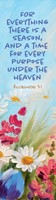 For Everything There is a Season Bookmark (Pack of 10) (Bookmark)