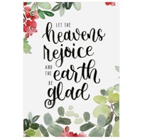 Let the Heavens Rejoice Christmas Cards (pack of 6) (Cards)
