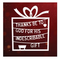Thanks Be to God Christmas Cards (pack of 6) (Cards)