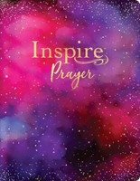 NLT Inspire PRAYER Bible Giant Print (LeatherLike, Purple)