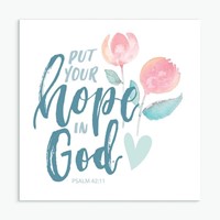 Put Your Hope in God Greeting Card (General Merchandise)