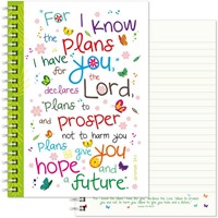 For I Know the Plans A5 Spiral Notebook (Spiral Bound)