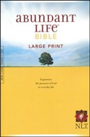 NLT Abundant Life Bible, Large Print (Paperback)
