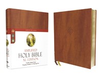 Amplified Holy Bible, XL Edition, Leathersoft, Brown (Leather Binding)