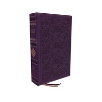 KJV Personal Size Reference Bible, Leathersoft Purple